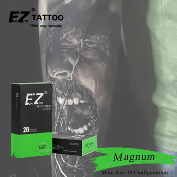 EZ Revolúcie Tetovanie Ihly Magnum (M1) Kazeta #08 bugpin (0,30 mm) Pre Cartridgemachines a rukoväte RC0809M1-1 20 ks /box