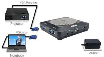 EZCAP Hodiny Prednáška Poľa Video HDMI VGA HD Zachytiť Kartu 1080p Vzdelávacie Video Konferencie, Nahrávanie Box s Mic Mikrofón