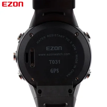 EZON T031 Mens GPS Športové Hodinky Vodotesné 50M Vzdialenosť, Tempo Počítadlo Kalórií GPS Načasovanie Multifunkčné Digitálne Náramkové Hodinky