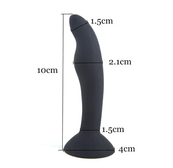 FAAK Fluorescenčné silikónový análny konektor mini zadok plug análny sex produktov G mieste stimulovať masturbator sacie análne dildo sex shop