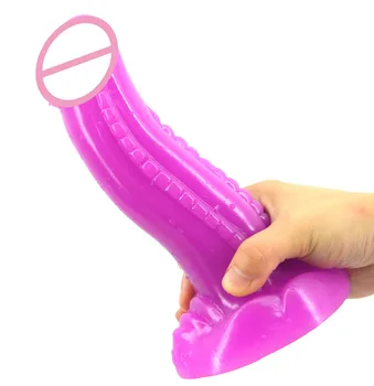 FAAK ohýbanie veľkých dildo realistického zvierat dildo prísavky ženská Masturbácia falošné penis s Granule vaginálnej stimulácii sexuálnych hračiek