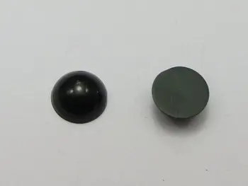 Factory Outlet Black Pol Pearl Perličiek 12 mm Ploché Späť Plavidlá imitácia perly