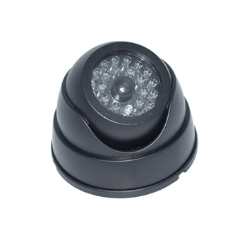 Falošný/Dummy Dome Bezpečnostné Kamery CCTV False IR LED Blikajúce Červené LED Svetlo