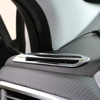 Farby Môjho Života 2ks ABS Chrome Vnútorného otvoru Klimatizácia Výbava Flitrami Nálepka pre Peugeot 2008 208 2013 - 2017 Príslušenstvo