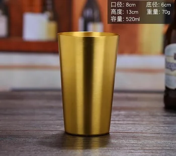 Farebné bar miešanie metal cup nový dizajn hip barman nástroje Boston koktail soľnička zmiešavač
