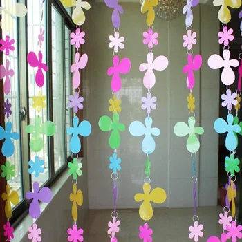 Farebné plastové Opony detskej izby cartoon dekoratívny záves Interiéru, domáce dekorácie