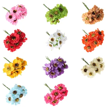Farebné Vysokej Imitácia Umelého Módne Kvety Pre Domov, Záhradu Svadobné Party Dekorácie, Kvety