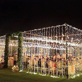 FENGRISE Svadobné Svetlá 5W 2M 5M LED Svetlo, Medený Drôt Víla Reťazce Slávnostné Svietidla Svadobné Dekorácie Prípade Party Dodávky