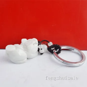 Fengshui Jade Pi Xiu/ Piyao Keychain W1227