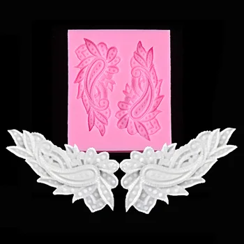 FILBAKE Tvorivé Anjel Krídla Tvarované Silikónové Formy na Pečenie Formy Na Svadobnú Tortu Stojan Cupcake Zdobenie Nástroje Čokoláda, Formy