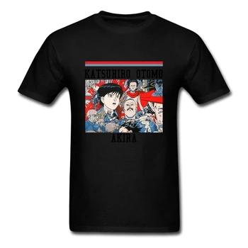 Film Akira Tričko XXXL Krátky Rukáv Vlastné T-košele Pre Mužov, Hip Hop Online Bavlna Crewneck Funny T-shirts