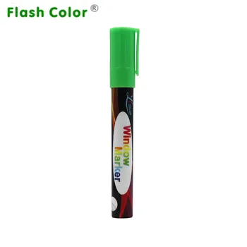 Flashcolor Pero, Zvýrazňovač, Fluorescenčné Značky Kriedou Neon Učebnica Fólie Nové 6mm Zelená 1PCS