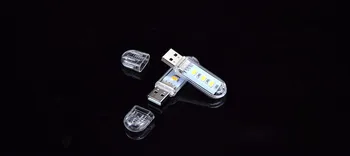 Flexibilný Prenosný USB 5V 2W LED Lampa Pre Počítač, Notebook Mini USB tabuľka svetlá Chrániť Oko Svetlá Gadget Novely svetlo