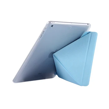 Flip Stojan Prebudiť Spánok Smart Case Pokožky PC Zadný Kryt pre iPad Vzduchu 1 iPad5 Air1 Prípadoch Tablet Príslušenstvo Muti-Farby