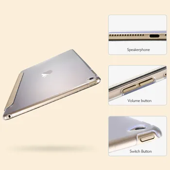 FLOVEME pre iPad Vzduchu 1 5 6 Vzduchu 2 Kožené puzdro Pre iPad Mini 1 2 Retina 3 7.9 Luxusný Stojan Smart Cover pre iPad mini 3 Vzduchové 2