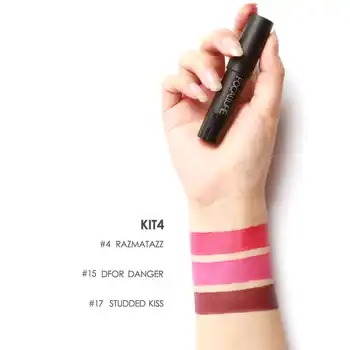 Focallure 3pc Matné Rúže Ceruzky Vodeodolný make-up Pigment Krásu Červených Pier Taktovkou Matný Lip Stick