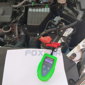 FOXSUR 12V autobatérie tester Auto Batérie Analyzovať Auto Poplatok Diagnostický Nástroj, Gel, AGM MOKRÉ CA SLA Batérie CCA IČ SOH Skener