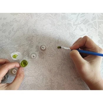 Frameless Obrázok DIY Maľovanie Podľa Čísel Farebné Balóny Krajiny Ručne maľované olejomaľba Akryl Na Plátne Pre Home Decor
