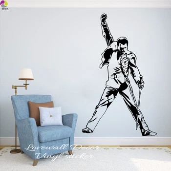 Freddie Mercury Stenu Metal A Rock Znaky Samolepky Izba Dospievajúcich Detí Hudby Plagáty Art Deco Fresky