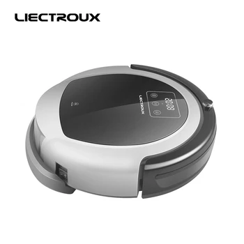 (Free Všetky)LIECTROUX Robotický Vysávač B6009, 2D Mapa a Gyroskop, Navigácie,domáce s Pamäťou,Virtuálne Okien,UV Lampa,Mokré Mp