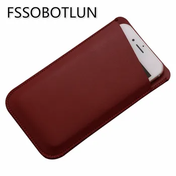 FSSOBOTLUN Pre VKworld F2 T5 T5 SE Prípade Double layer Mikrovlákna Kožené Telefón rukáv Kryt Puzdro Vrecku s Card