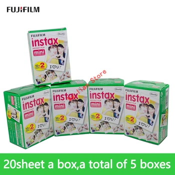 Fujifilm instax mini8 FILM 100 list Fuji instsnt foto Foto Nálepky na mini9 7s 25 50-tych 90 Instantné Fotoaparát Papier