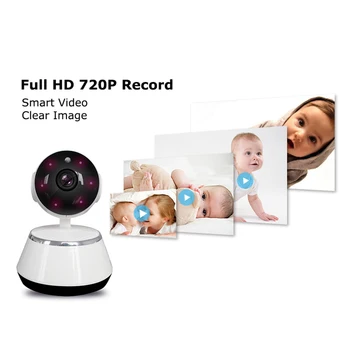 Full HD 720P Mini IP Kamera CCTV Krytý Bezdrôtová Wifi IP Kamera P2P Bezpečnostného Dohľadu Kamery IP Nočné Videnie IR Baby Monitor