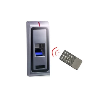 Full metal Odtlačkov prstov Biometrické prístupový systém rfid reader dvere access control +5 ks id karta +5 ks id kľúčenky