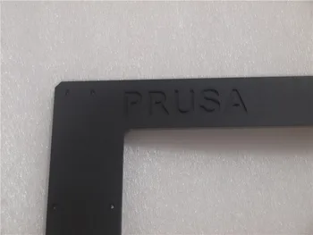 Funssor Reprap Prusa i3 MK2 Klon hliníkové Single frame +kúrenie posteľ 6mm hrúbka čierna farba, CNC vyrobené