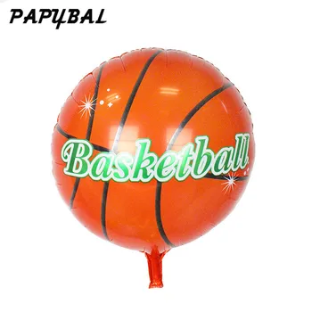 Futbal, Basketbal Fóliové Balóny, nafukovacie hélium ballon Deti Klasické Hračky happy birthday Party Dekorácie balónoch