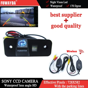FUWAYDA wirelss sony CCD Spätné Kamery zálohovanie chodu parkovacia kamera nočného videnia pre Hyundai SANTA FE / Azera / Santafe