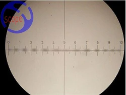 FYSCOPE veľkoobchod Vysokej Kvality Dia24 mm Okulárovej meracej platničke, Meranie Sklo alebo Mikrometer na Mikroskopy