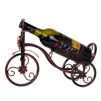 Fľaša vína Držiteľov alebo Nástenné Stojany na Víno Dávkovač vináreň Optické Kovové bicykle