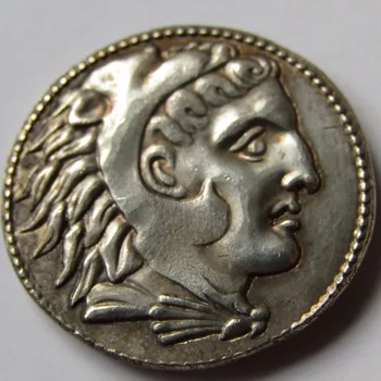 G(37) Ancient Striebro Punic Tetradrachm Mince zo Sicílie - 300 pred kr Kópie Mincí