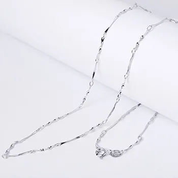 GAGAFEEL Twisted Reťazca Náhrdelník Reálne 925 Sterling Silver Šperky Pre Ženy Dávky Uhol Ahains Náhrdelníky Fit Prívesky NL67