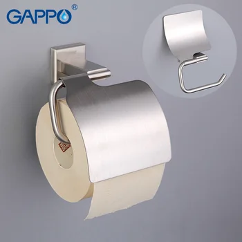 GAPPO Papier, Držiaky na Pokrytie rolka Toaletného Papiera držiaky z Nehrdzavejúcej Ocele Rolka Papiera Vešiak s Krytom, kúpeľňové Doplnky Wall Mount