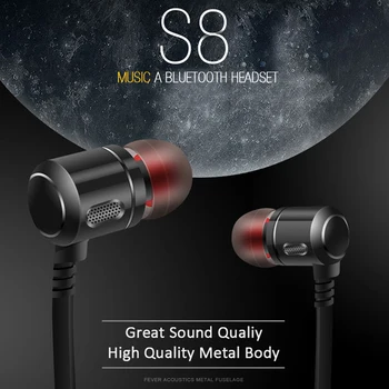 GDLYL Nové Bluetooth Bezdrôtové Slúchadlá In-Ear Redukcia Šumu slúchadlá s Mikrofónom Sweatproof Stereofónny Bluetooth Headset