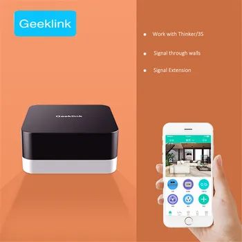 Geeklink Mysliteľ+Predĺženie Univerzálna Smart Home Diaľkové ovládanie WiFi/IR/RF Router pre systém IOS, Android APLIKÁCIE Smart Home Automation