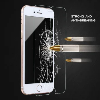 GerTong Ochranné Kalené Sklo Pre iPhone 8 7 6 6 Plus 5S 5 S 5C SE 4 4S Screen Protector Kryt Prípade Filmu
