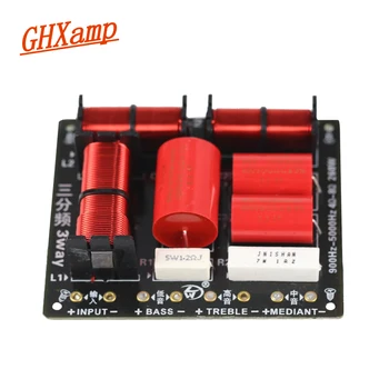 GHXAMP 1PCS Profesionálny Reproduktor Filter Stredový Reproduktor Bass 3 Spôsob Crssover Zvuková Doska Frekvencia Delič 900HZ/ 5000HZ 260W