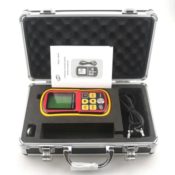 GM100 Ultrazvukové Hrúbka Rozchod s Retail Box Kov Šírka Meracie Nástroje 1.2~225mm Rýchlosti Zvuku Meter Tester