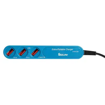Go2link 5V 2.1 Viac Sieťovej Nabíjačky Smart Adapter 4 USB Port, 3 Zásuvky rozvodky Nabíjačku Adaptér nabíjačky Pre Andriod Smart