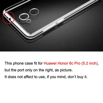 GodGift Pre Huawei Honor 6C Pro Prípade, 5.2 palce Luxusné Shockproof Mäkký Kryt Na Huawei Honor 6 C Pro Prípade Transparentné Honor6C Pro