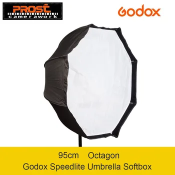 Godox Photo Studio 95 cm/37.5 v Prenosných Octagon Blesk Speedlight Speedlite Dáždnik Softbox Mäkké Box Paraple Reflektor