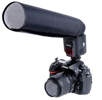 Godox SN3030 Prenosné Snoot Flash Softbox Difúzor Lúč Reflektora Flash Difúzor Skladacia pre DSLR Fotoaparát Speedlite