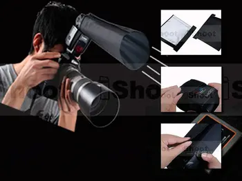 Godox SN3030 Prenosné Snoot Flash Softbox Difúzor Lúč Reflektora Flash Difúzor Skladacia pre DSLR Fotoaparát Speedlite