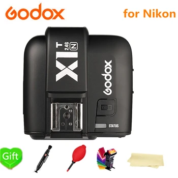 Godox X1T Flash Trigger X1T-N TTL 2.4 G Bezdrôtový 1 / 8000s HSS 32 Kanálov, Kamera Vysielač pre Nikon d3300 d3200 d5100 d7200