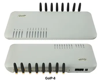 GoIP 8 portov gsm brána/voip sip bránou/IP GSM Brána/ GoIP8 VoIP GSM Brána podpora SIP/H. 323 -Podpora predaja