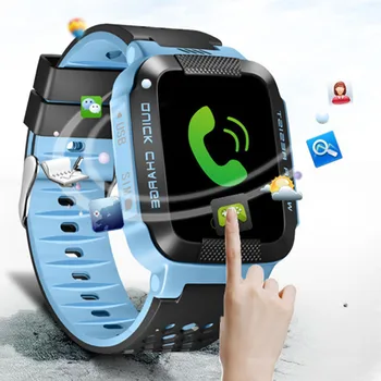 GPS Polohy Dieťaťa Športové Smart Hodinky Beh, Chôdza a Cyklistika Bluetooth Náramkové hodinky pre Android Študentské Karty Telefónu SOS pomoc