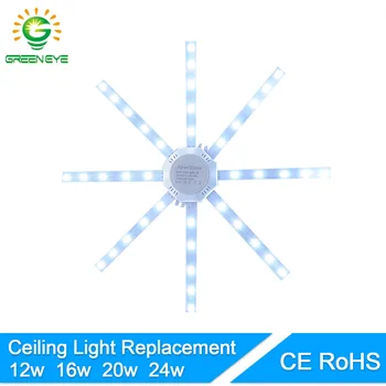 GreenEye Magnetické Povrchovú montáž Led Svetlo Dosky Stropu, Výmena Lámp 220V 12W 16W 24W Downlight Príslušenstvo Panel Pozornosti
